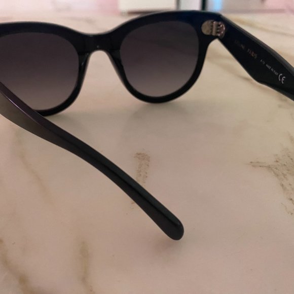 Celine Round Frame Acetate Sunglasses - Picture 4 of 12